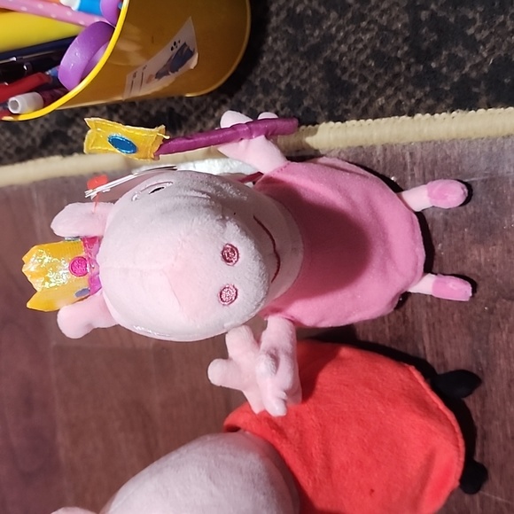 Ty Beannie Babies Peppa Pig 2 pcs - Picture 3 of 4